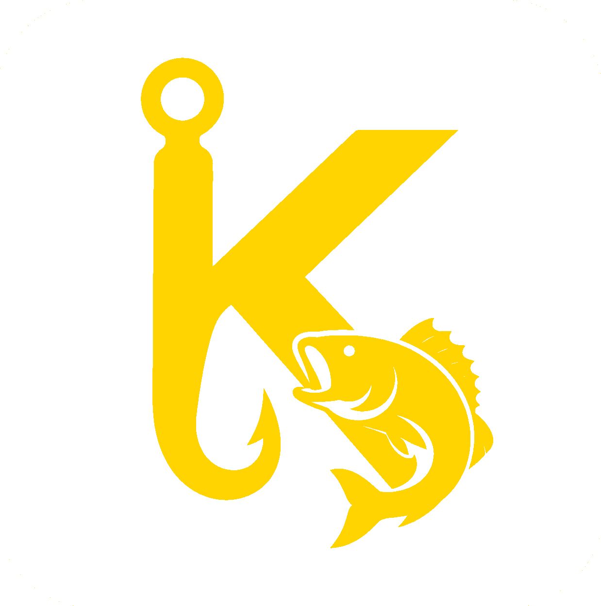 KEVCAST K hook and fish icon